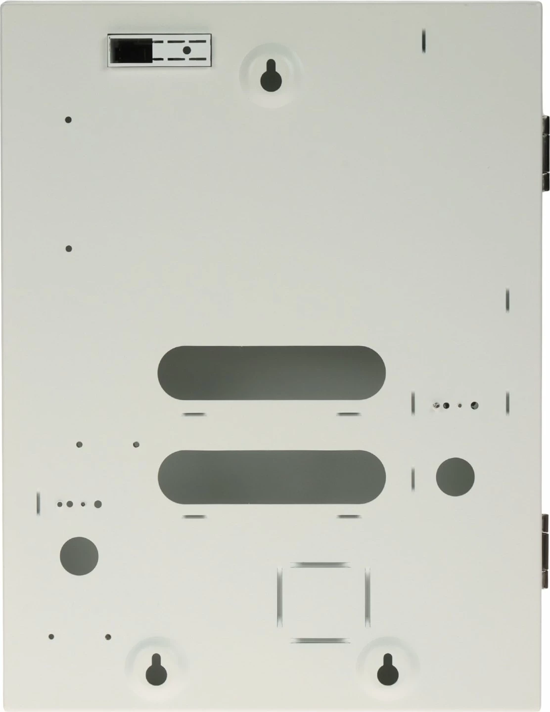 Kasë metalike Hikvision DS-PZ501SHL-M për AX Pro Hybrid, EN Grade 2, për bateri 12V/7Ah, 268×95 mm, e bardhë