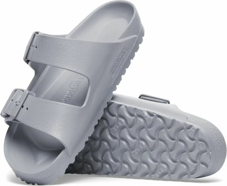 Flip-Flops për meshkuj Birkenstock, gri/argjend [Madhësia: 41]