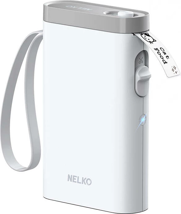 Printer etiketa termik Nelko P21, Bluetooth, 1200 mAh, i bardhë