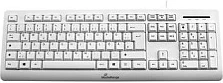 Tastierë MEDIARANGE MROS110, USB me kabllo, QWERTZ, e bardhë
