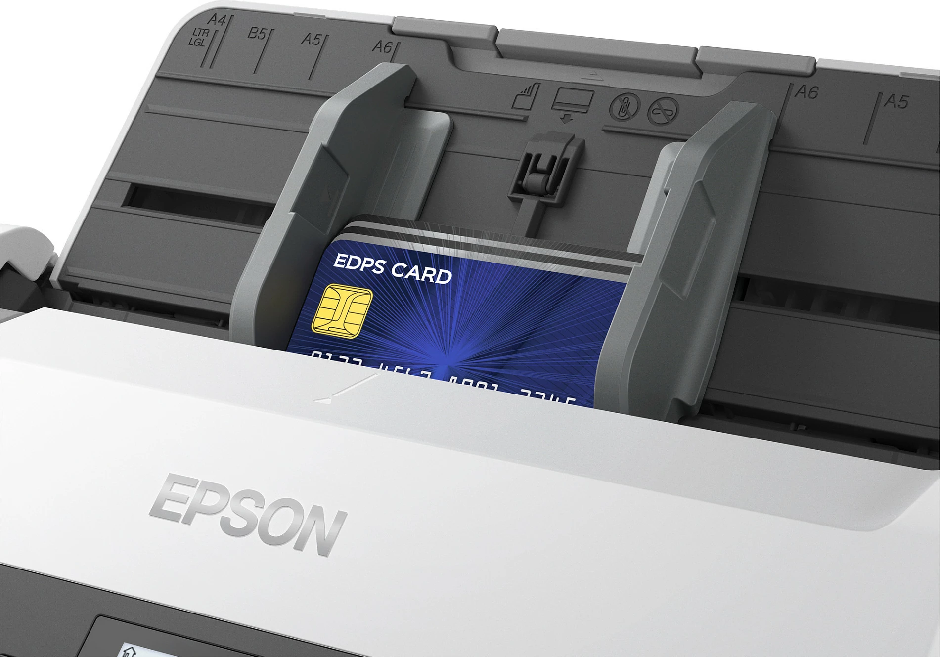 Skaner dokumentesh Epson WorkForce DS-870, ADF 100 fletë, duplex, 65 ppm, 600 x 600 DPI, bardhë/gri