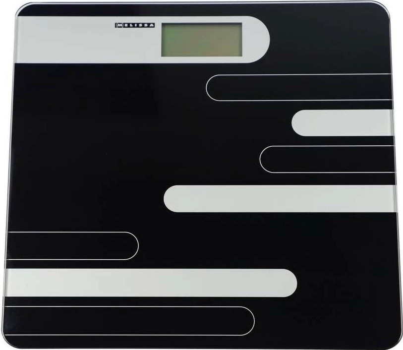 Libra elektronike Melissa 16690073, ekran LCD, xham, ngjyrë e zezë