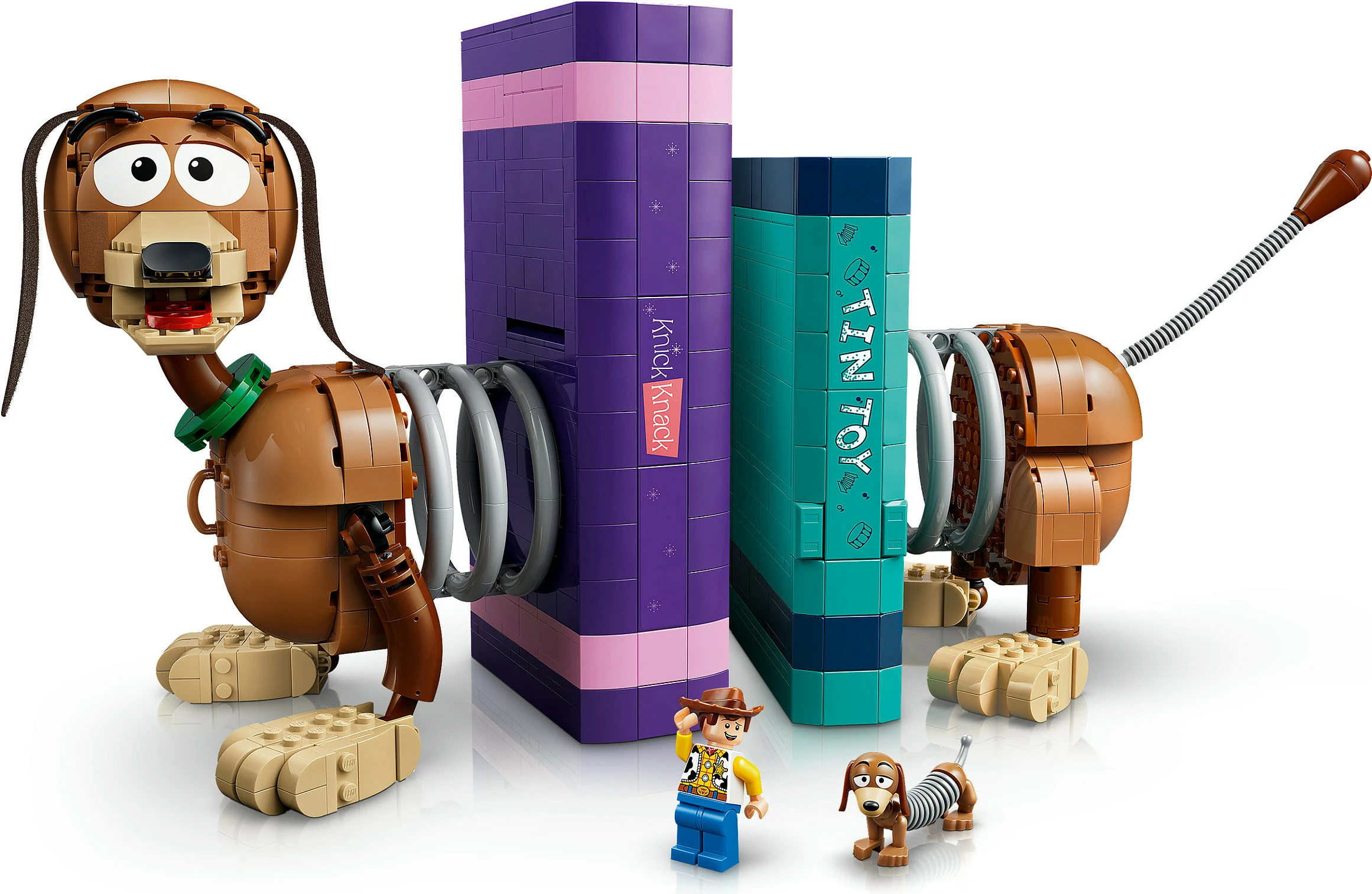 Set ndërtimi LEGO Disney Pixar Toy Story 43301 Slinky Dog Bookends, 1311 pjesë, 18+, shumëngjyrësh