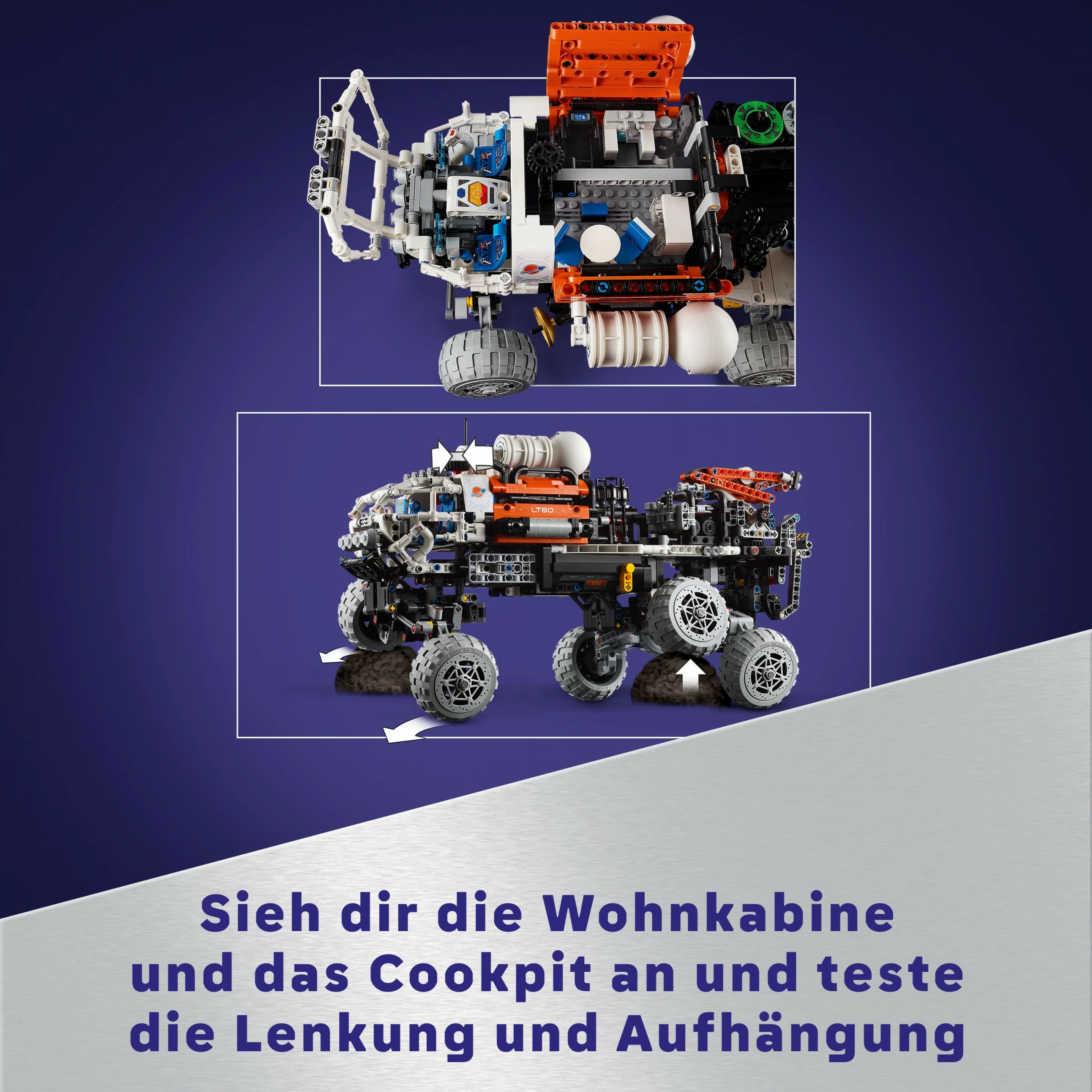 Set ndërtimi LEGO Mars Crew Exploration Rover, 11 vjeç+, 1599 pjesë, shumëngjyrësh