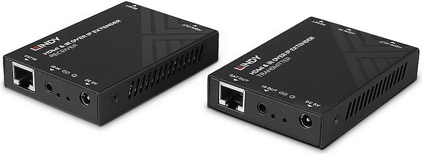 HDMI Extender LINDY, over IP me IR, 1080p 60Hz, deri 150m, Cat5e/Cat6, i zi