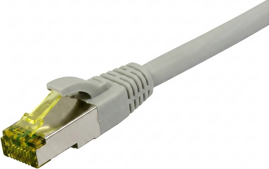 Kabllo rrjeti Synergy21 RJ45 CAT6A 10m, S/FTP slim 4.5mm, 500MHz, gri