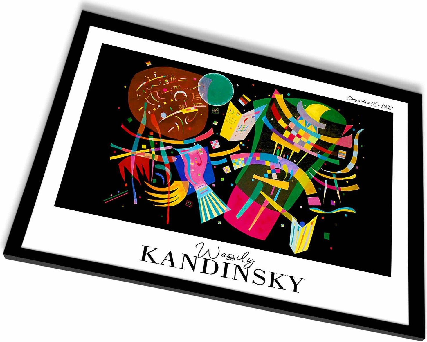 Pikturë dekorative me kornizë Wallity, 4262SYHKANDINSKY-001
