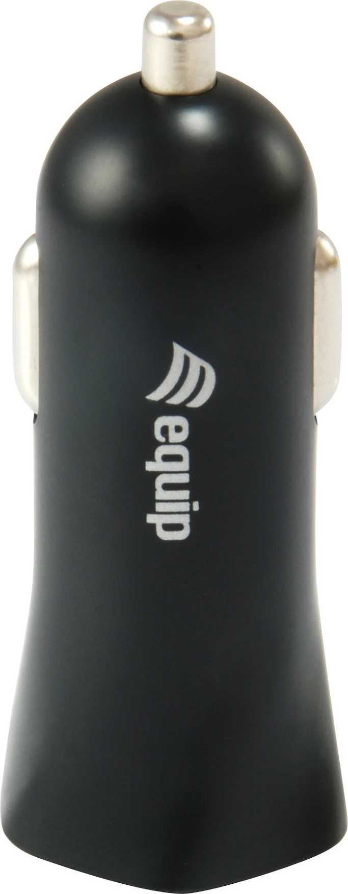 Karikues veture EQUIP 245510, dual USB 2.4A, 12/24V në 5V, i zi