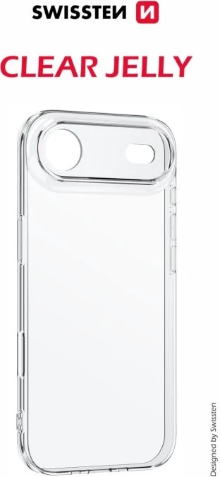 Mbështjellës për iPhone 17 Air SWISSTEN Clear Jelly, transparent