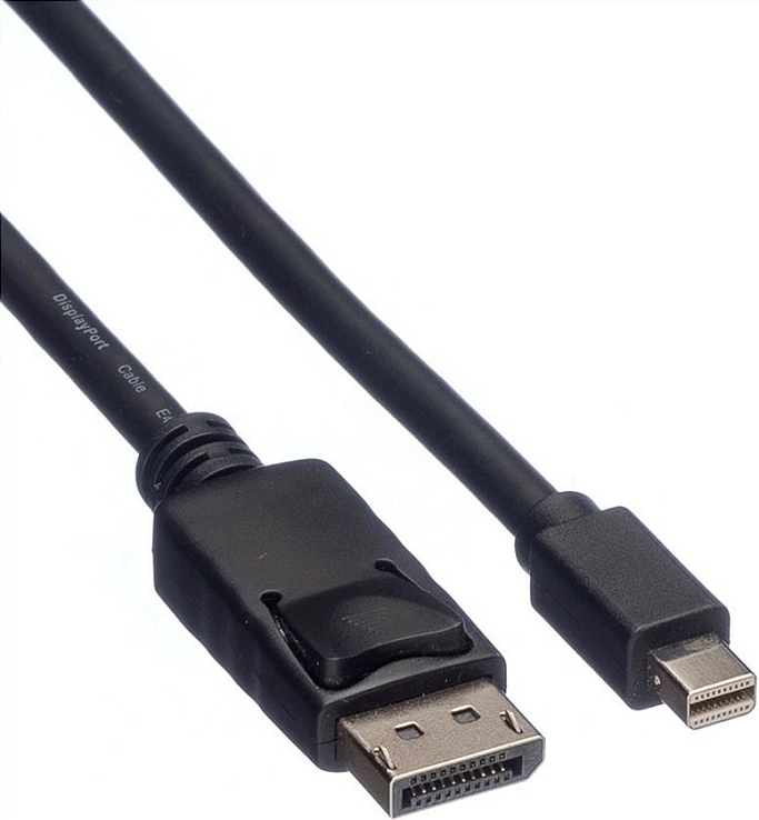 Kabllo DisplayPort ROLINE 11.04.5638, DP në Mini DP, 1.5 m, 1920x1200, e zezë