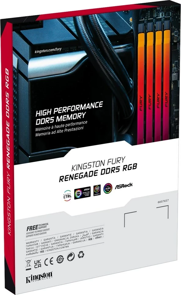 RAM Memorje Kingston FURY 32GB 6000MT/s DDR5 Renegade RGB