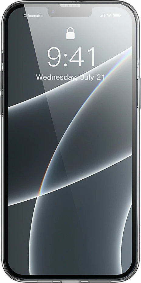Mbështjellës Baseus Simple Series për iPhone 13 Pro, TPU, i tejdukshëm, zi