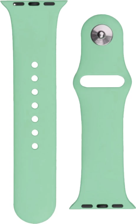 Rrip silikoni për orë Hurtel APS për Apple Watch Ultra/9/8/7/6/5/4/3/2/SE (42/44/45/49mm), Gjelbër e çelët