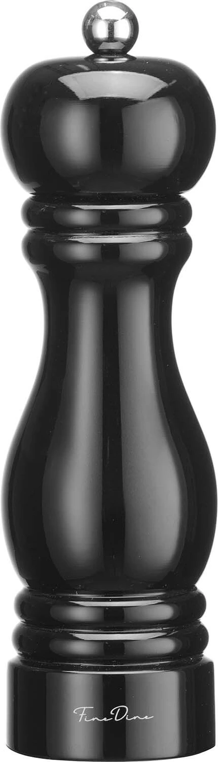 Mulli piper Fine Dine Monolith 180mm, mekanizëm bluarës inox, 20ml, i zi