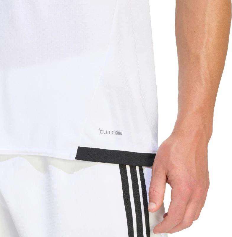 Fanellë futbolli për meshkuj adidas, e bardhë dhe e zezë