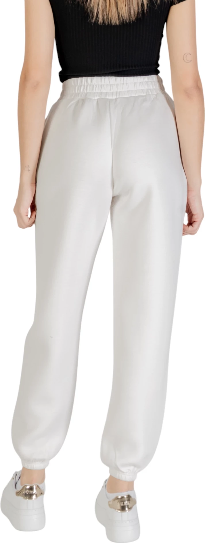 Pantallona sportive për femra Guess Active Cecilia Scuba Jogger V4BB13 K7UW2, krem e çelët [Madhësia: XS]