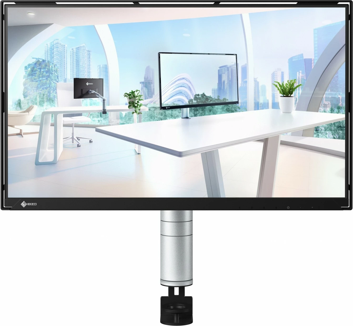 Monitor Eizo FlexScan FLT-BK, 23.8 inch, Full HD, IPS, USB-C, e zi