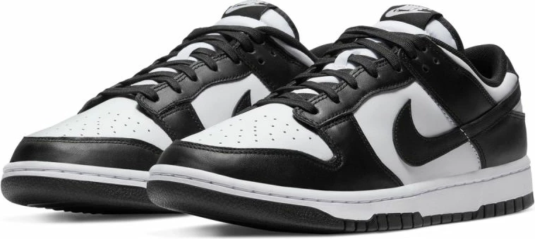 Atlete për meshkuj Nike Dunk Low Retro, të bardha dhe të zeza