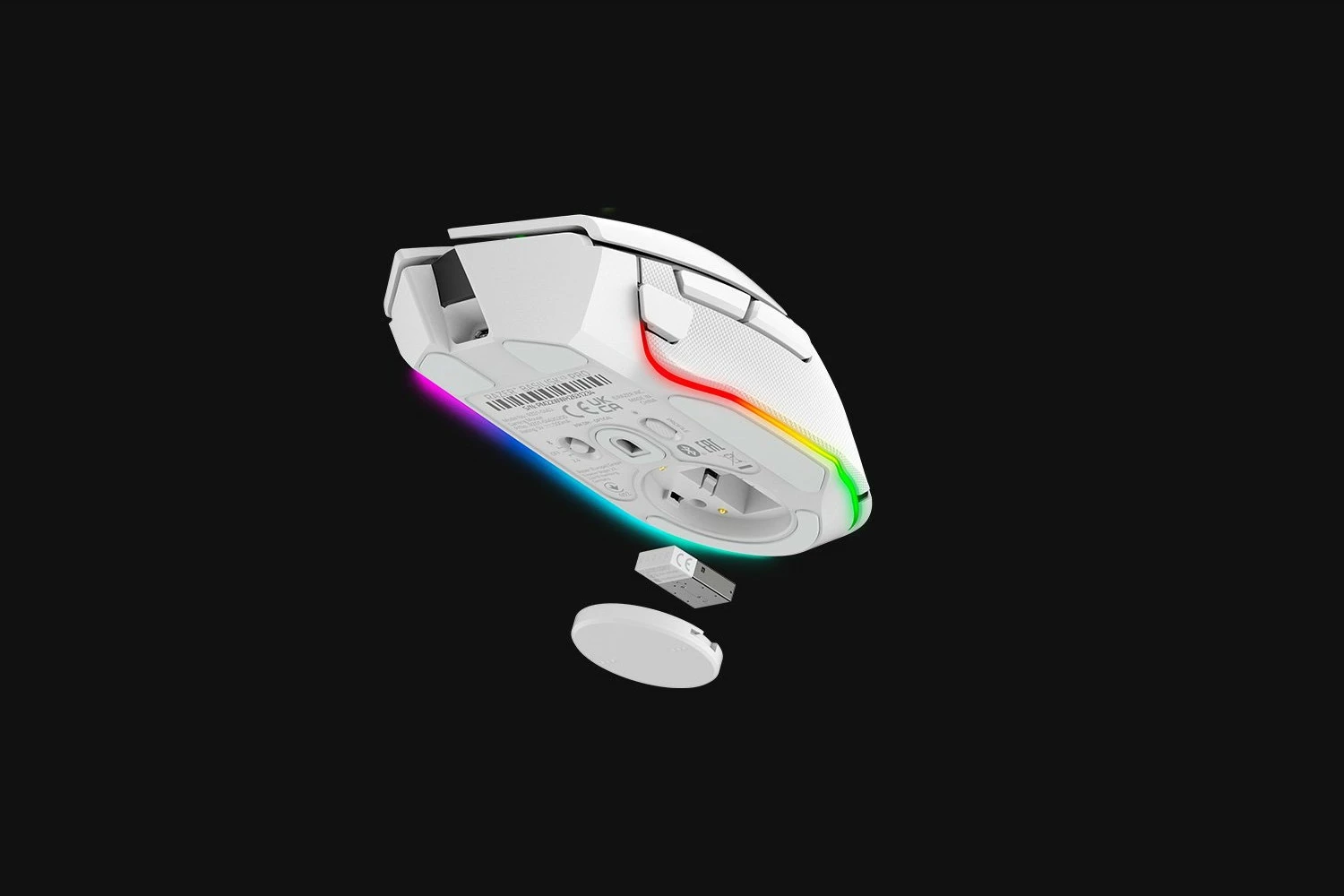 Maus Razer Basilisk V3 Pro wei wireless RGB