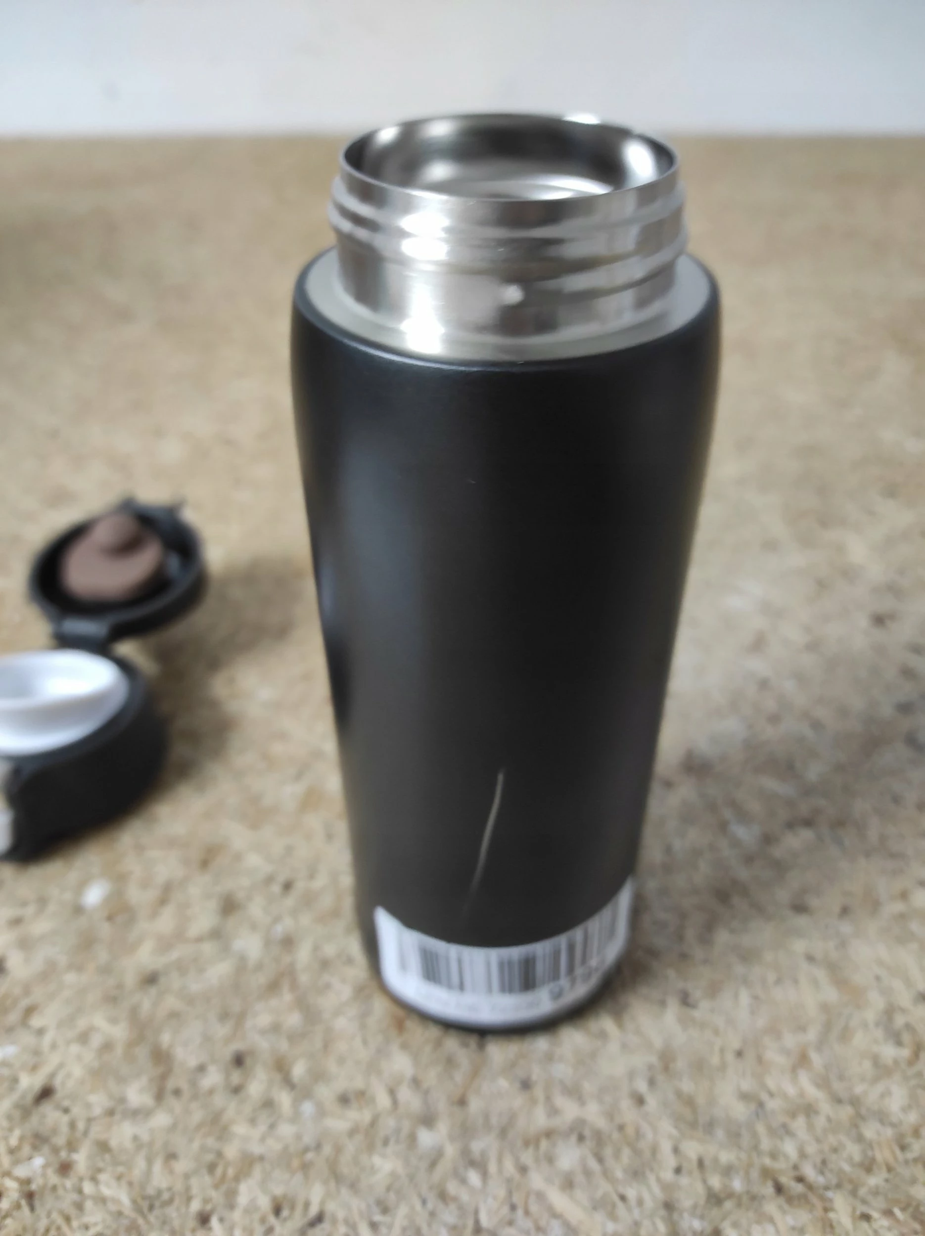 Gotë termike Emsa Travel Mug Light N21517 0.4L, e zezë mat, 1 copë