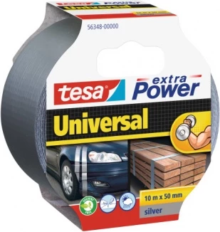 Shirit riparues Tesa Extra Power Universal H5634800, 10 m x 50 mm, argjendtë
