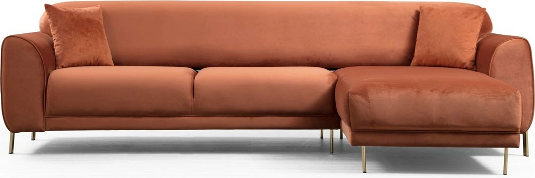 Kënd divan-krevat Atelier del Sofa, kënd i djathtë, ngjyrë kanelle (L3-Chl)