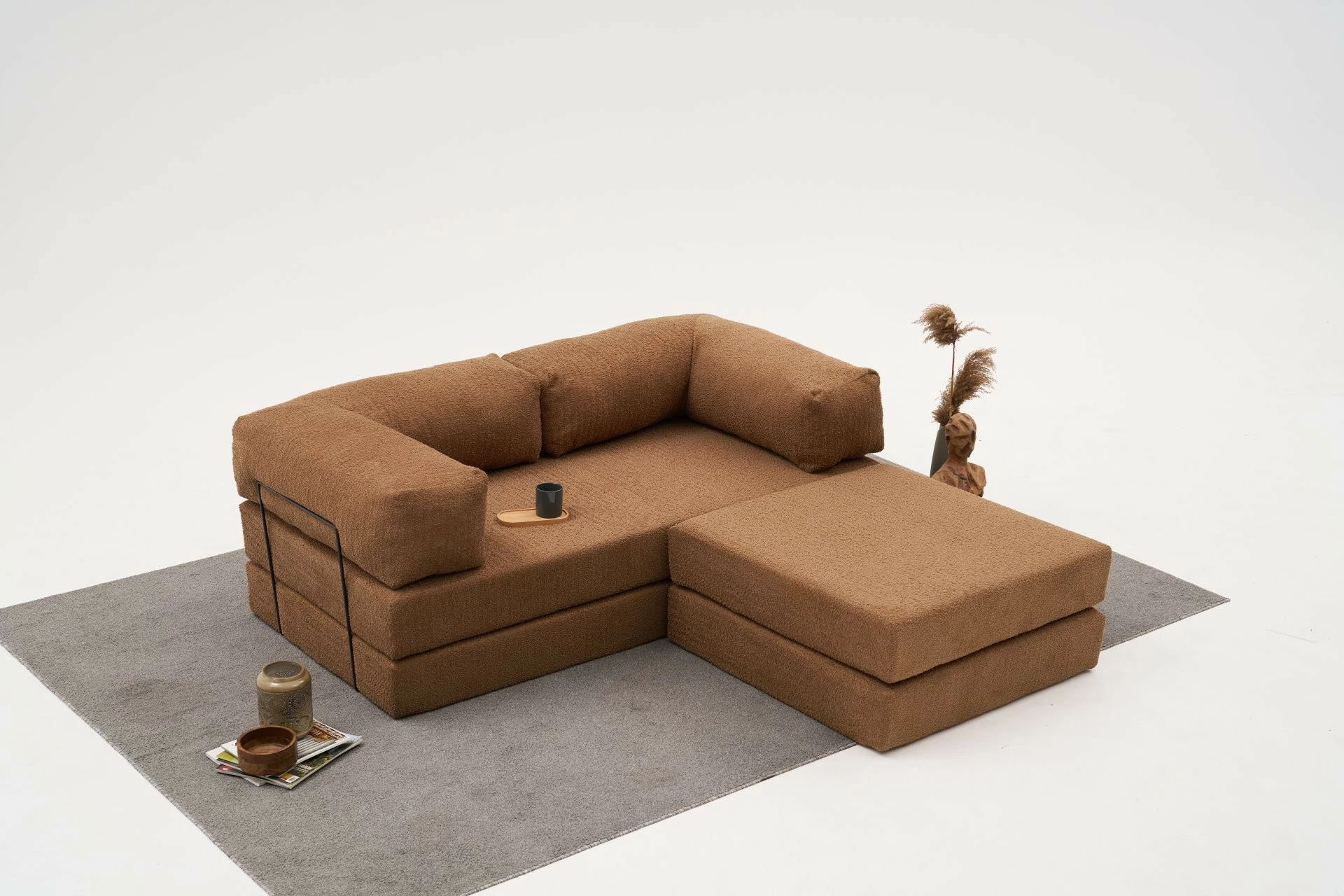 Kënd-sofë Comfort Mini, kafe, Atelier del Sofa