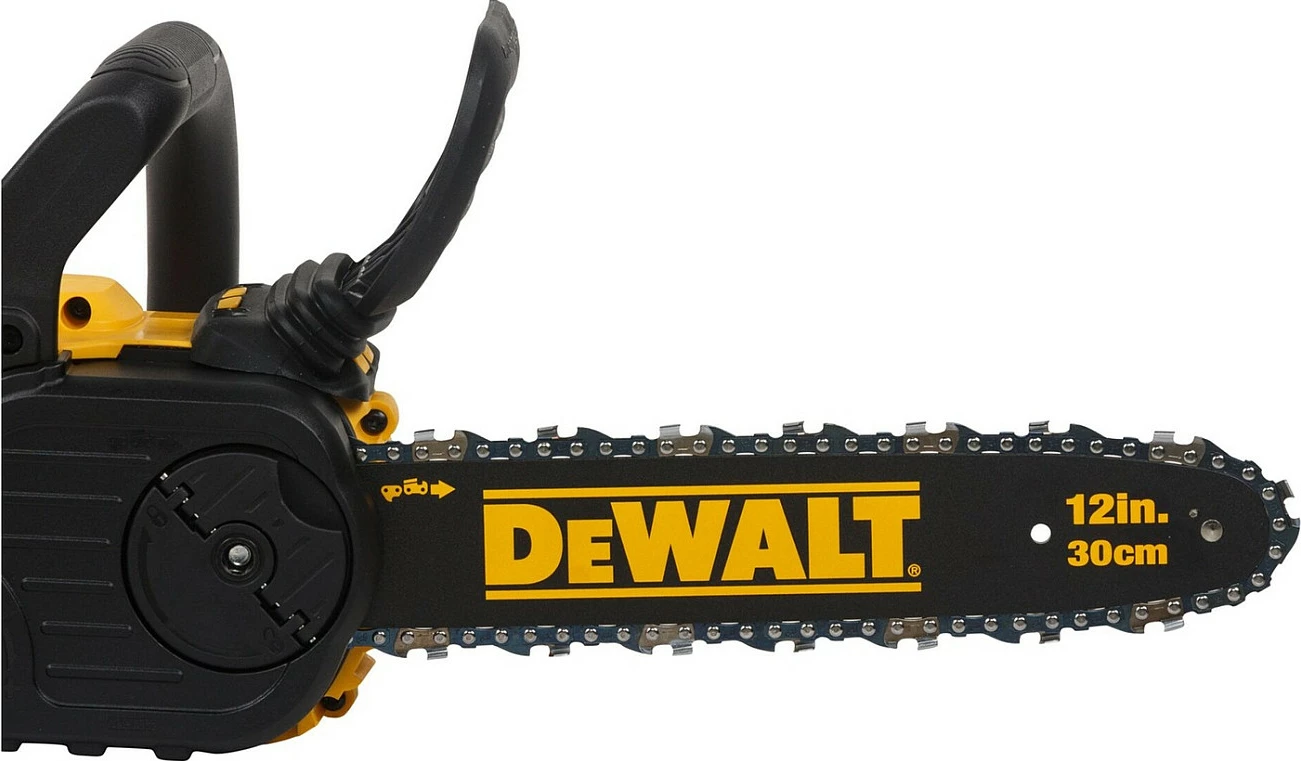 Sharrë elektrike DeWALT DCM565N-XJ, 30 cm, bateri 5 Ah, zi-verdhë