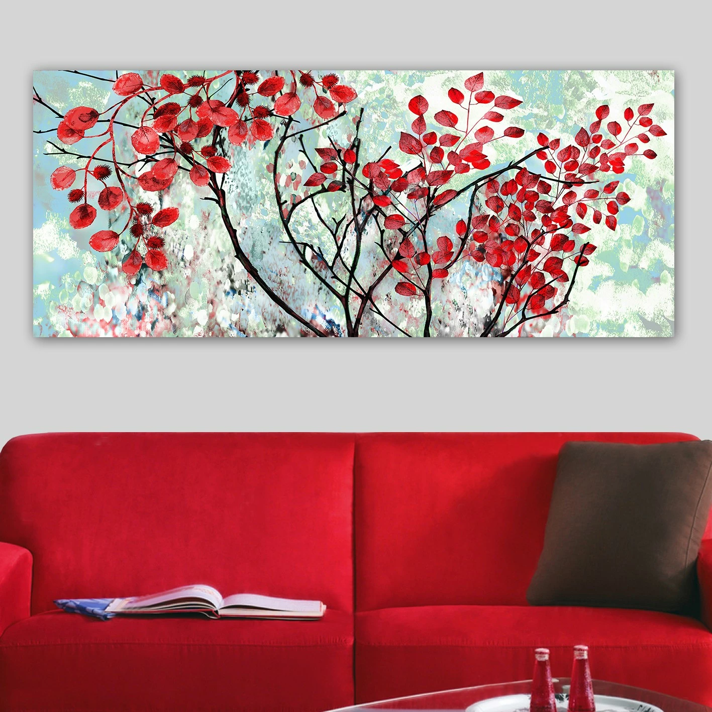 Pikturë dekorative në kanavacë, shumëngjyrëshe, YTY1085149895_50120, 50x120cm