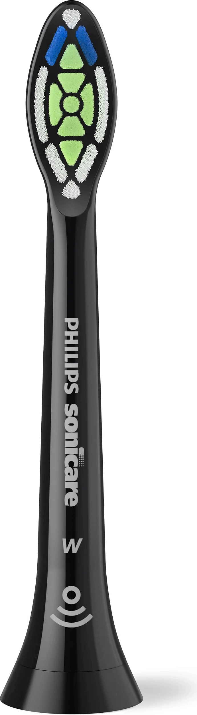 Kokëza për furçë dhëmbësh elektrike Philips Sonicare W2 Optimal White HX6066/88, 6 copë, Medium Soft, të zeza