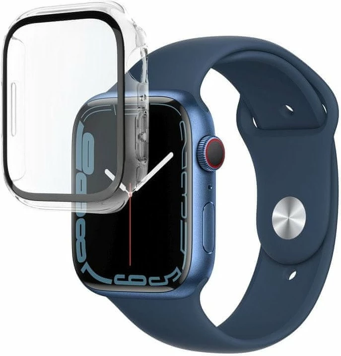 Kasë mbrojtëse Fixed Pure FIXPUW-817 për Apple Watch 41mm, xham i temperuar 0.33mm, transparente