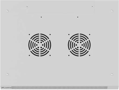 Kabinet RACK LANBERG 19" 22U 600x450, i varur në mur, derë xhami, gri