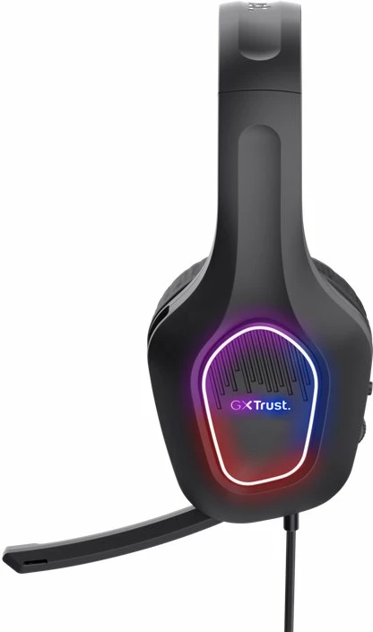 Kufje gaming Trust GXT 416 Zirox me mikrofon, 3.5 mm + USB (LED)
