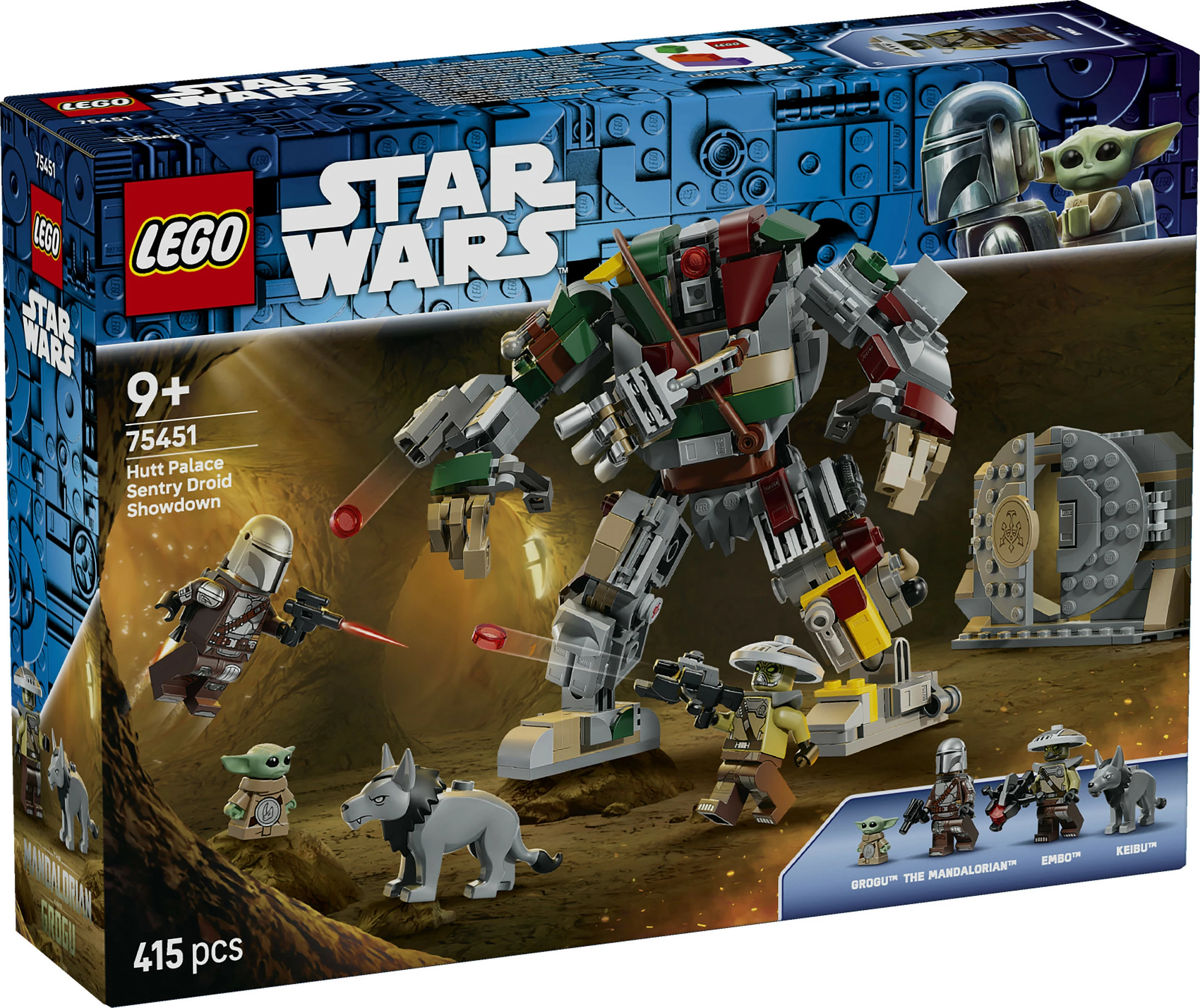 Set ndërtimi LEGO Star Wars 75451 Hutt Palace Showdown, 415 copë, 9+
