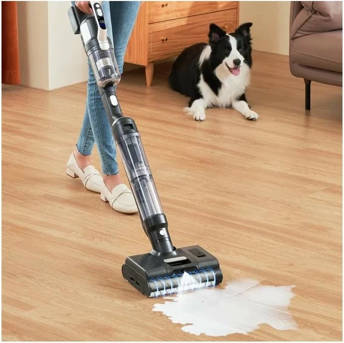 Fshesë elektrike JIMMY PW11 Pro 4w1, 4600 mAh, argjendtë-zi