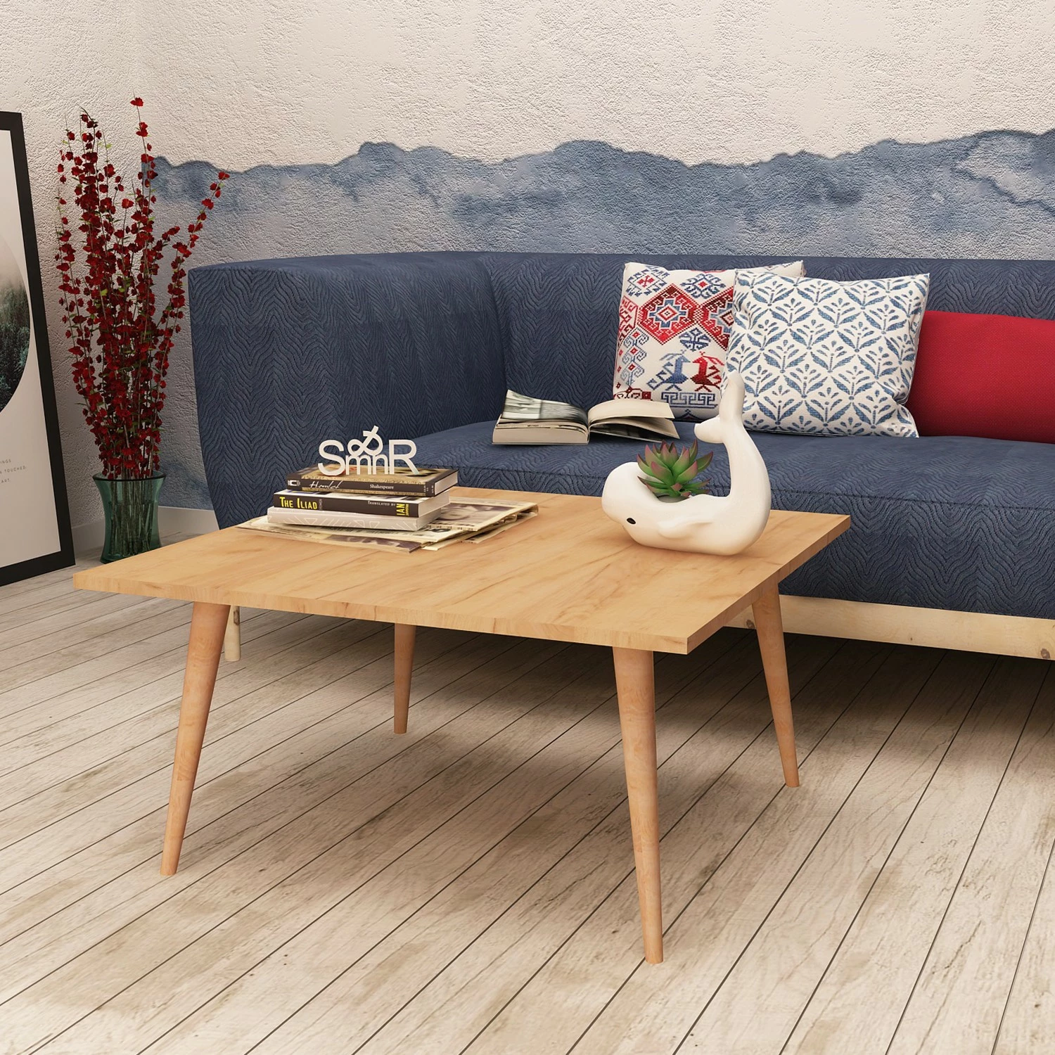 Tavolinë kafeje Hanah Home, Leyman, ngjyrë lisi