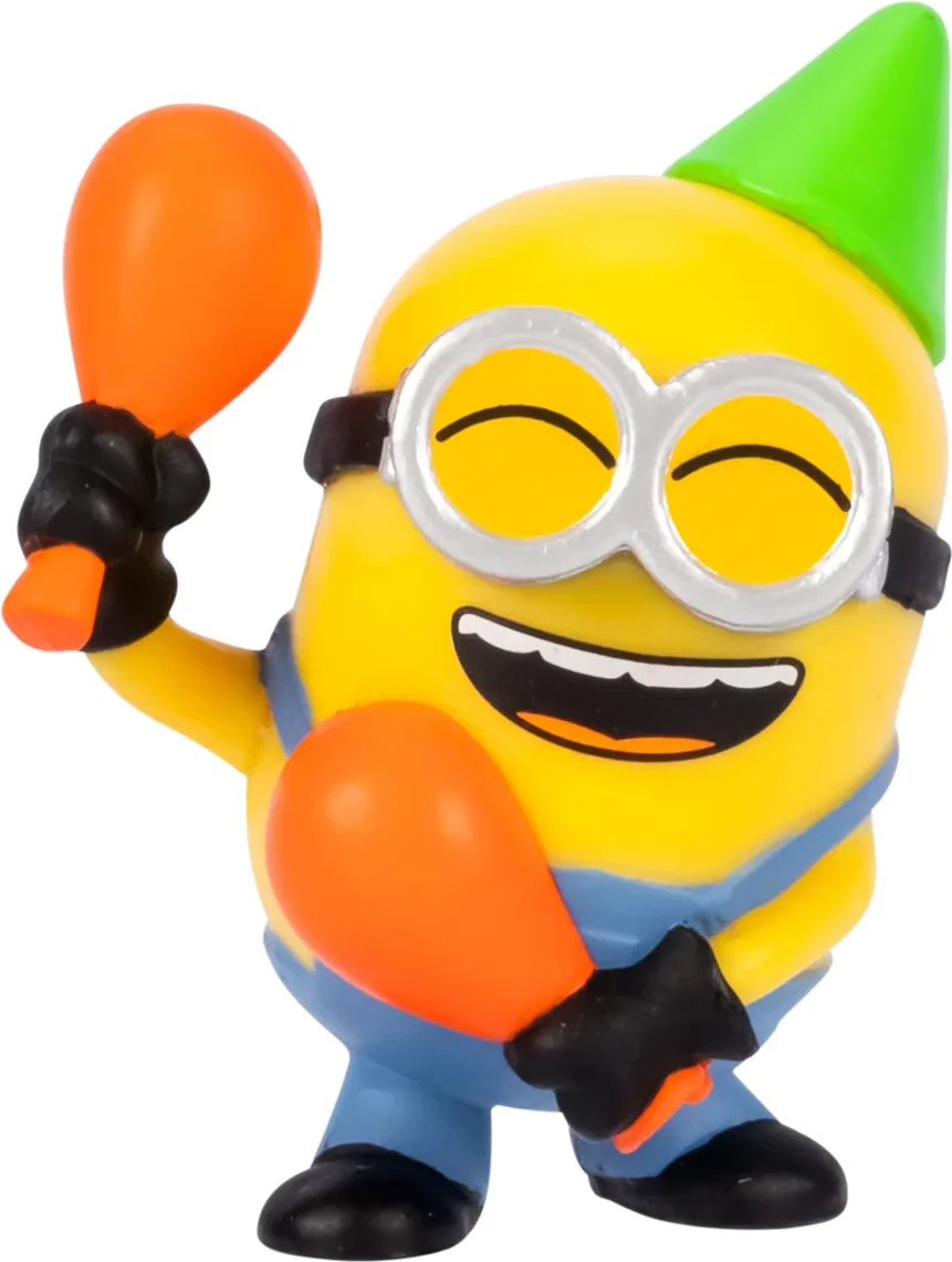 Despicable Me 4 Minions Party Bus Bunch 4 Figure Pack
