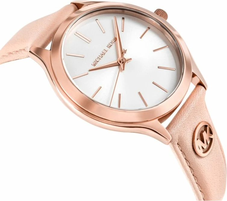 Orë dore femra Michael Kors Slim Runway MK7545, rozë