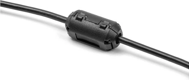 Bërthamë ferriti DeLOCK 80943, clip-on për kabllo të rrumbullakëta, 2 copë, 25.2 x 13 x 11.8 mm, e zezë