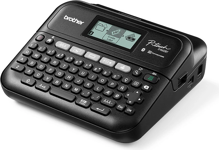 Printer etiketash Brother P-touch PT-D460BTVP, Bluetooth 5.0/USB, shirit TZe deri 18mm, QWERTY