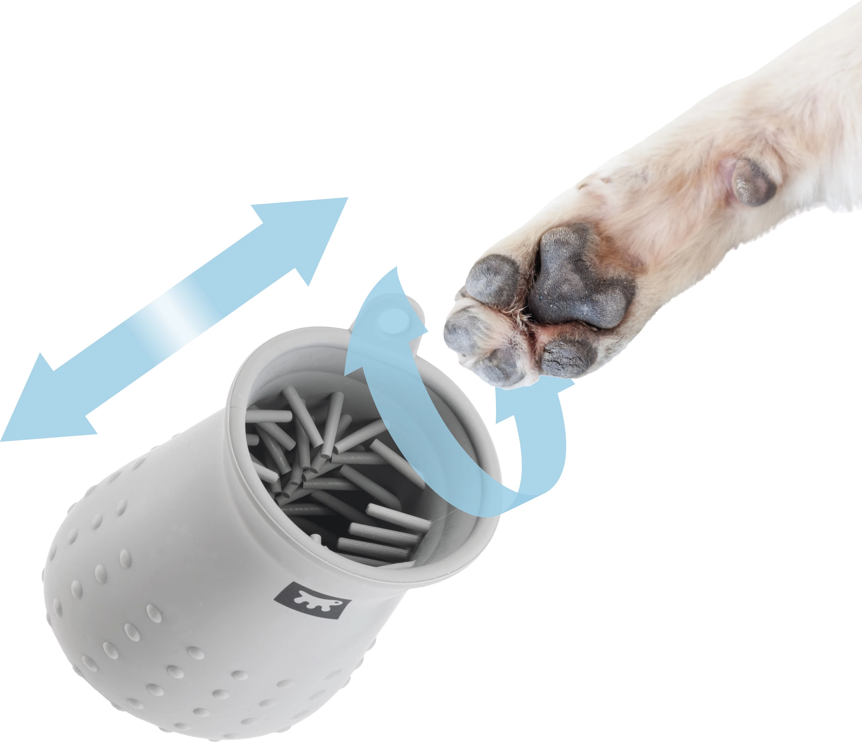 Pastrues putrash - Paw Cleaner (dog) 9 x 7,5 x h 14 cm 