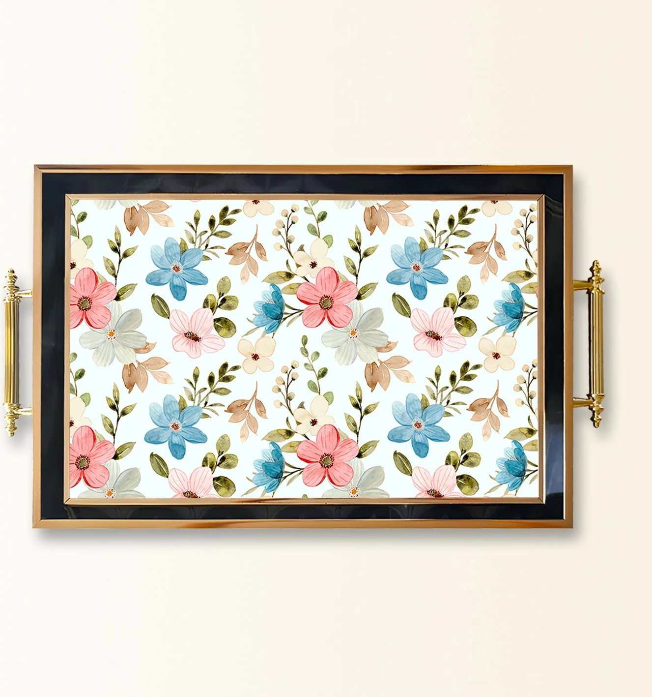 Tabaka qelqi me lule, shumëngjyrëshe, Aberto Design, TPA9790