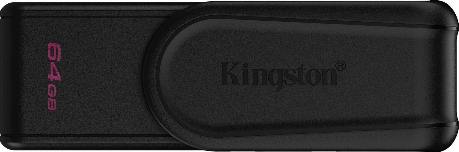 USB Kingston DataTraveler Exodia S 64GB, USB 3.2, e zezë