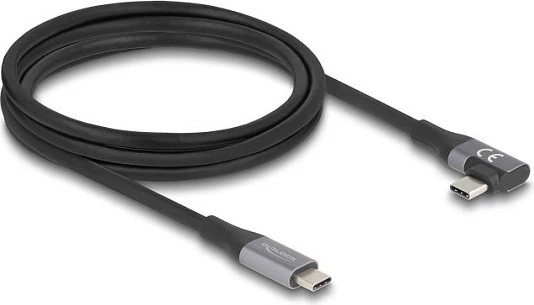 Kabllo USB-C DeLOCK 81132, 2 m, 20 Gbit/s, Thunderbolt 4, PD 240 W, e zezë