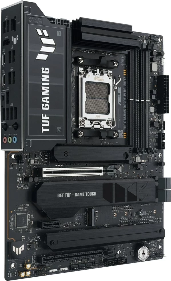 Pllakë amë ASUS TUF GAMING X870E-PLUS WIFI7, Socket AM5, ATX, Gri