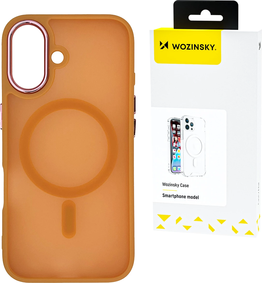 Mbështjellës Wozinsky Fashion Case MagSafe për Samsung Galaxy S25 Ultra, portokalli
