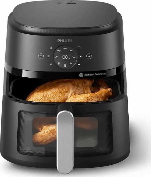 Fritezë pa vaj Philips NA231/00 6.2L 1700W 13 funksione, e zezë