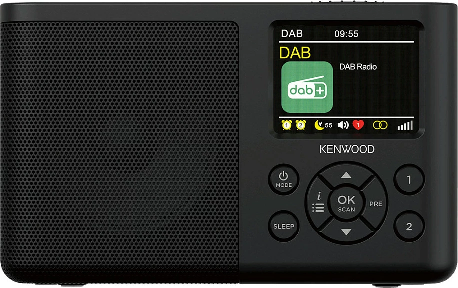 Radio portative Kenwood CR-M33DAB, DAB+/FM, Bluetooth 5.3, USB-C, e zezë