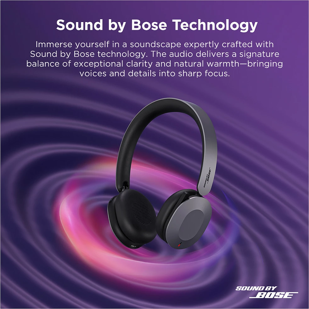 Kufje Lenovo 4XD1T60925, Wireless Bluetooth 5.3, ANC, Teams, Thunder Gray
