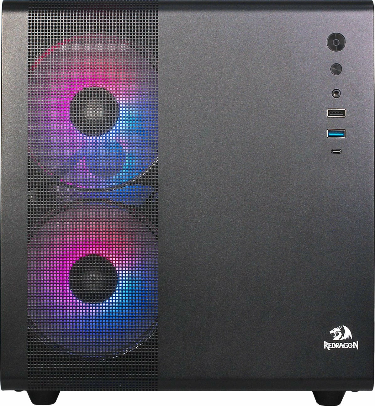 Kasë Redragon Pagos 1 GC-570 ARGB Mini Tower, pa PSU, e zezë